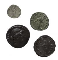 Coins of women as personifications of virtues