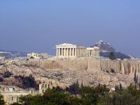 View of the Acropolis in Athens