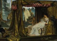 Lawrence Alma-Tadema, The Meeting of Antony and Cleopatra, 41 B