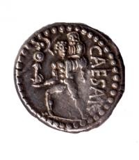 Silver denarius of Aeneas