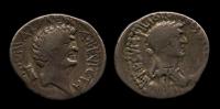 Roman, Republican, Denarius of Cleopatra VII and Mark Antony