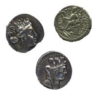 Coins of women as personifications