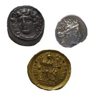 Coins of people personified as places