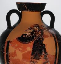 (detail) Panathenaic prize amphora